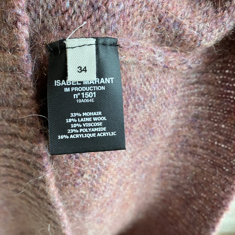 Isabel Marant Wool / Mohair Relaxed Sweater 34/XS - Picture 7 of 16
